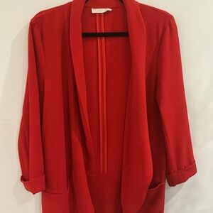 Red Women's Blazer by Lush